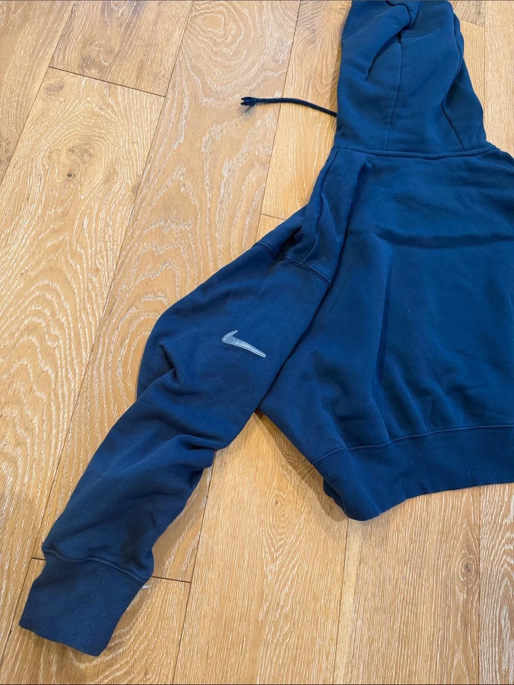 Nike Swoosh Crop Hoodie Sweatshirt Size XL